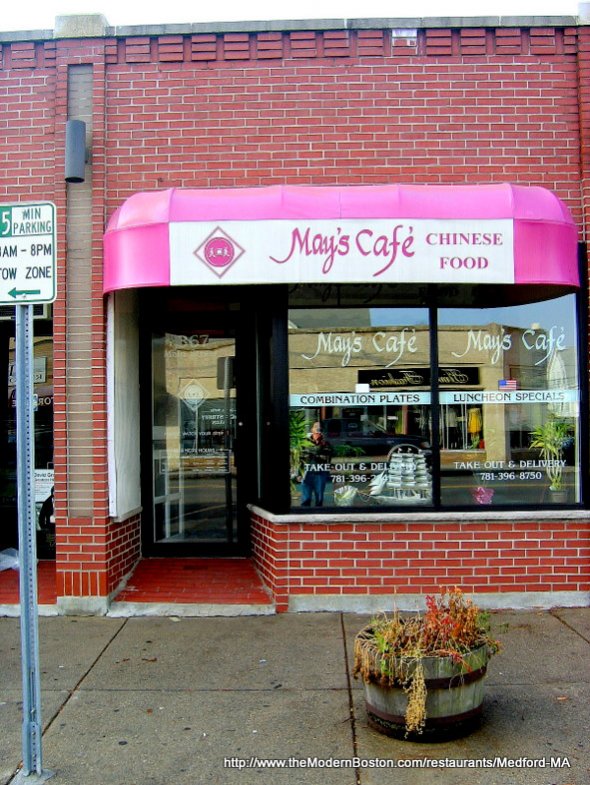 May’s Café Chinese Food in Medford, Massachusetts