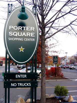 Mass Ave Porters Square Sign