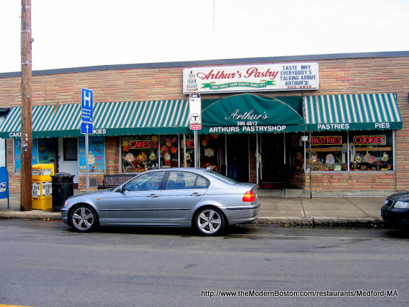 Arthur’s Pastry Shop in Medford, Massachusetts
