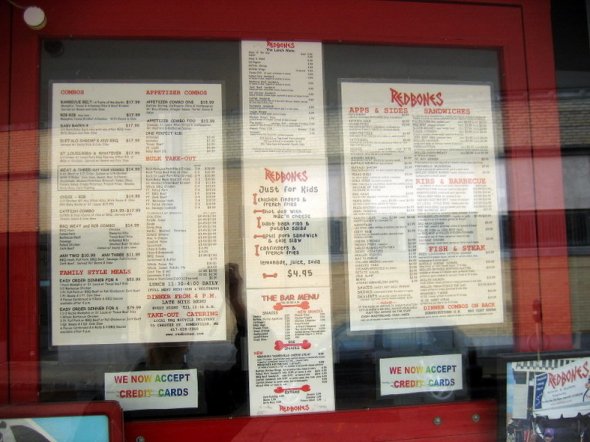 Somerville Davis Square 30 Redbones Barbecue Menu