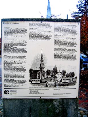 Harvard Square Cambridge Common History Of Cambridge Post- (medium sized photo)