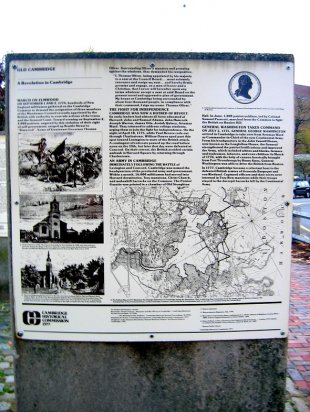 Harvard Square Cambridge Common Old Cambridge Revolution Post- (medium sized photo)